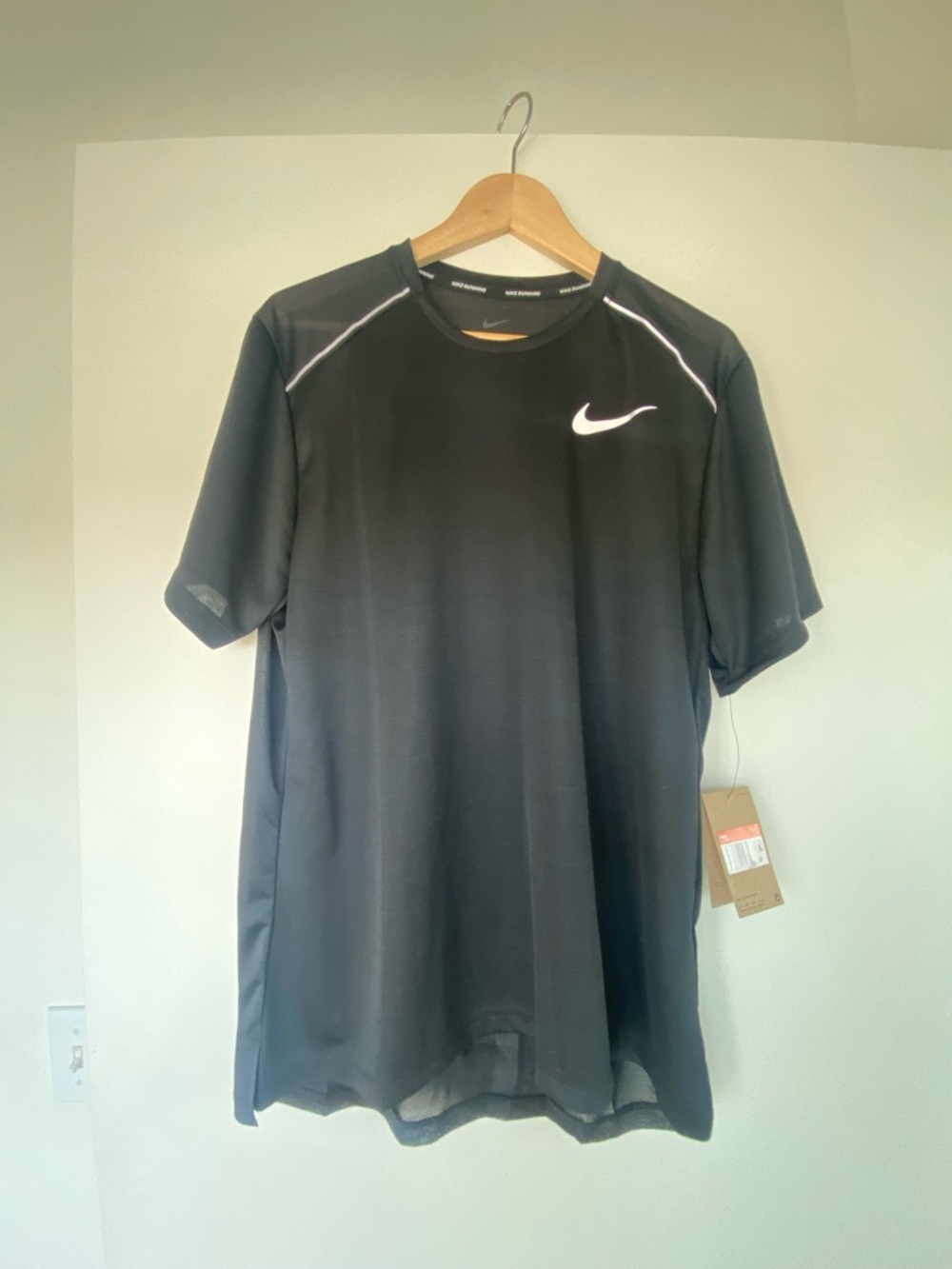 Nike Black Short-Sleeve Athletic Tee